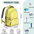 thumbnail image 5 of Lemon Backpack for School,Cute School Bag,Schoolbag with Adjustable Shoulder Straps & Padded Back,16.9 Inch, 5 of 5