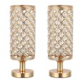 thumbnail image 1 of 2pcs Modern Gold K9 Crystal Table Lamp Nightstand Desk Reading Lamp Decorative, 1 of 5