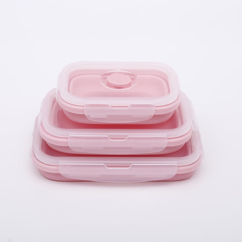 ADVENTURE EXPEDITION” SILICONE LUNCH BOX - Pink