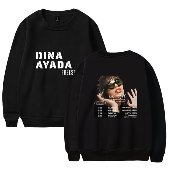 Dina Ayada FreeStyle Merch Men/Women Long Sleeve Crew Neck Sweater Men/Women Longsleeve Sweater