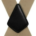thumbnail image 2 of Mens Suspenders X-Back 2" Wide Adjustable Solid Straight Heavy Duty Clip Suspenders for Men, 2 of 8