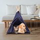 thumbnail image 1 of OULII Casa Para Y Perro Impermeable En Tela Oxford Con Desmontable Azul, 1 of 6