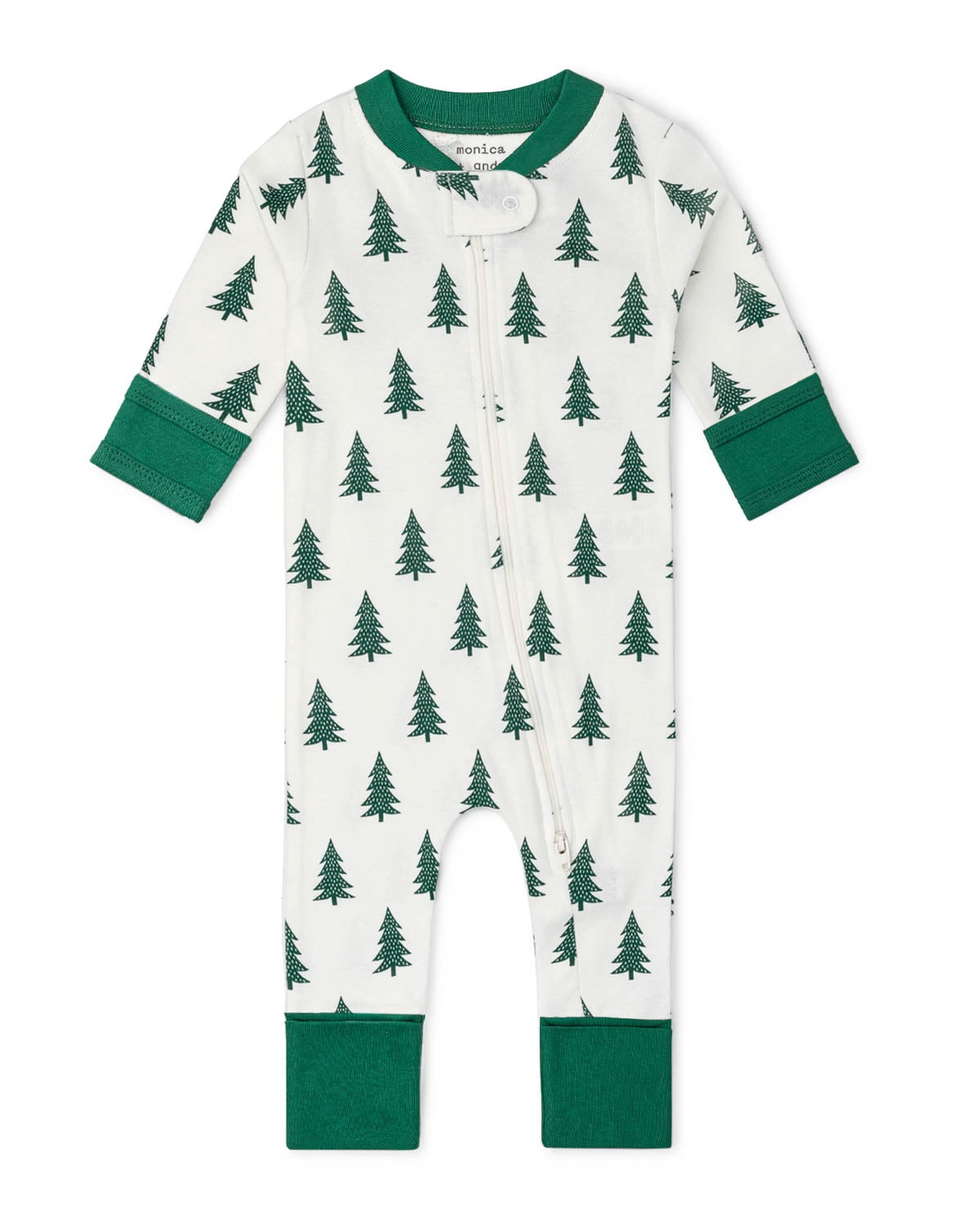 Monica + Andy Organic Cotton One Piece Coverall and Bib Set, Sizes Newborn - 18-24 Months