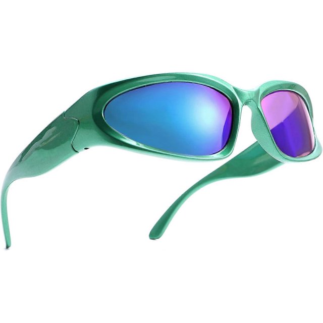 Gafas de sol envolventes de moda para hombres y mujeres, modernas, ovaladas, oscuras, futuristas, gafas de sol, gafas de sol, gafas de sol