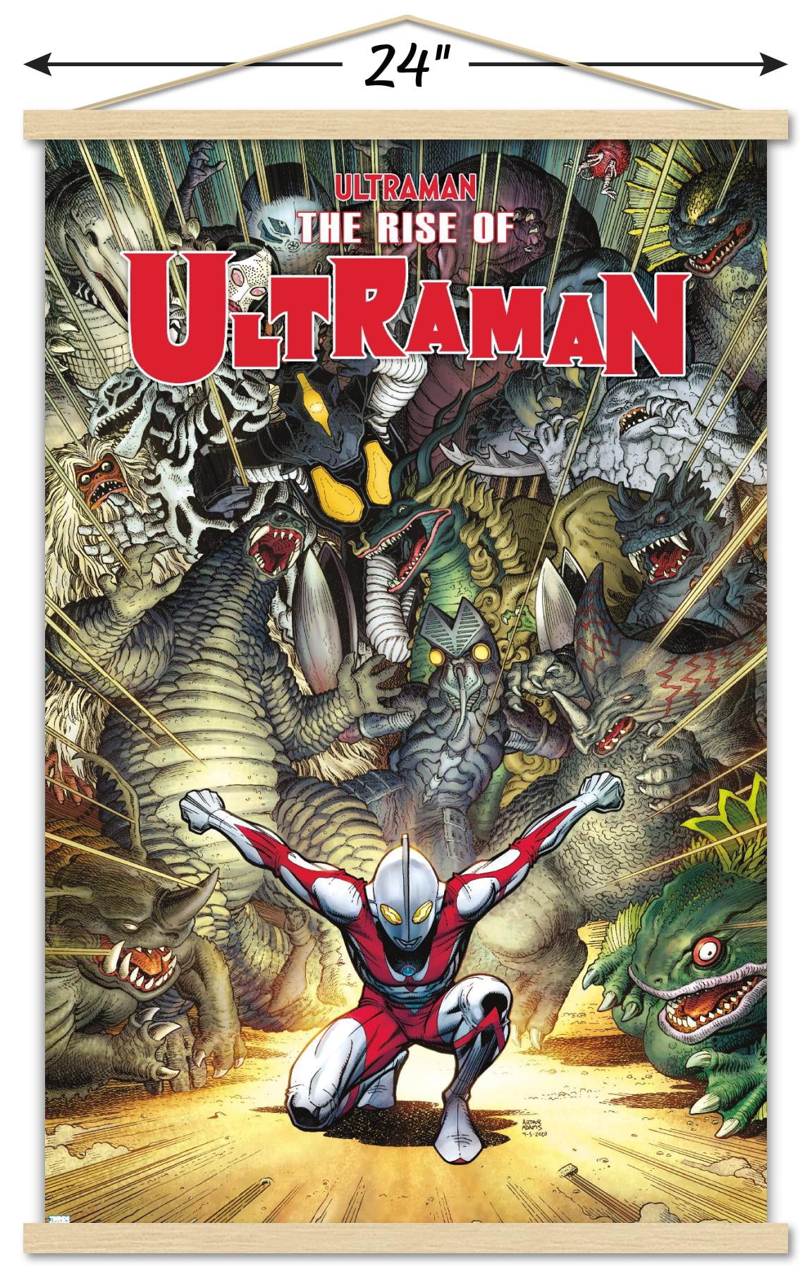 The Rise of Ultraman - Cover #2 Variant by Arthur Adams Wall Poster with Magnetic Frame, 22.375" x 34"