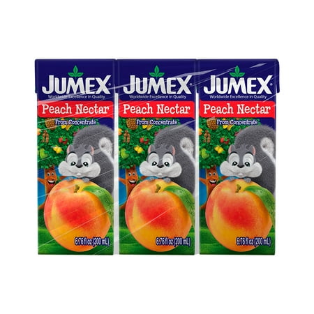 Jumex Mini Tetra 3pk Peach Nectar, 3/6.76 fl oz