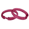 Mainstays Tinted Shower Curtain Hooks, Pink