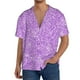 thumbnail image 1 of Fotbe Lilac Glittering Camisa Estampada de Manga Corta para Hombre, Casual de Verano, Estilo Playero, Sin Arrugas-XX-Large, 1 of 5