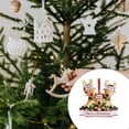thumbnail image 3 of Bewildely Colgante de Navidad Festival Fiesta Año Nuevo Hogar Comedor Colgando Ventana Puerta Árbol de Navidad Decoración Regalos de cumpleaños para Kits de decoración para fiestas Tipo 2 Bewildely HA069811-02B, 3 of 6