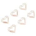 thumbnail image 3 of Heart Shaped Metal Paper Clips, Cute Portable Adorable Small Clips for Document Organization, with for Home, School, Office Use, 3 of 7