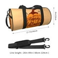 thumbnail image 4 of XMXT Unisex Large Sports Tote Gym Bag for Women, Happy Halloween Pumpkin Print Weekenders Bags Travel Bag, 4 of 8