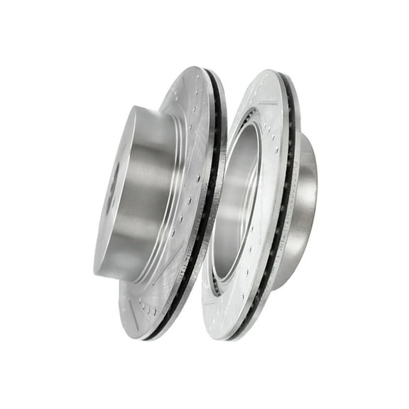 Rear Drilled Slotted Disc Brake Rotors For 2009-2022 Nissan Murano