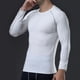 thumbnail image 4 of Camiseta de manga larga para correr para hombre, camiseta de Fitness para correr, entrenamiento deportivo, mallas elásticas de manga larga transpirables de secado rápido, 4 of 8