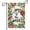 Joy to, variant on Joy To The World Merry Christmas Garden Flags 12.5x18 Double Sided Christmas Holly Leaf Branch Yard Flag Burlap Farmhouse Welcome Decorative Flags for Outside Outdoor Lawn Xmas Decoration