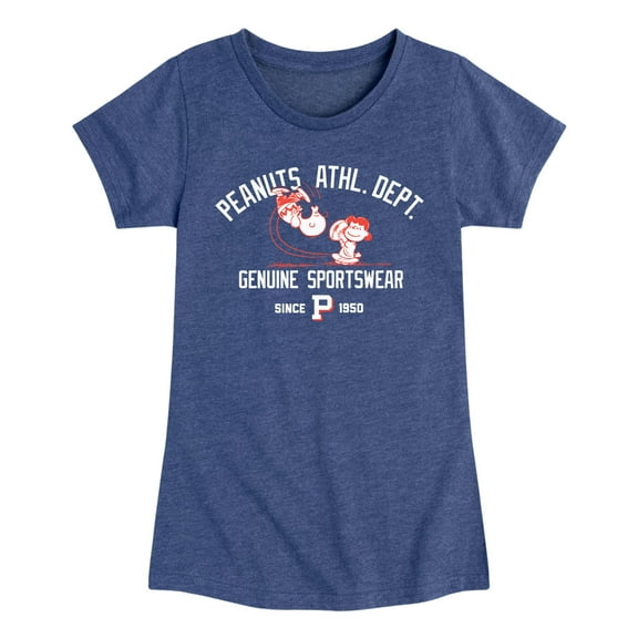 Peanuts - Athletic Department - Toddler And Youth Girls Short Sleeve Graphic T-Shirt