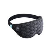 HoMedics Relaxing Sleep Gel Eye Mask, Heated, Weighted, Calming Comfort, Adjustable Size, Black, HP-G42AJ