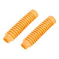 thumbnail image 2 of Unique Bargains 2pcs 15 Knots Shockproof Shock Absorbers Boot Dust Cover for Motorcycle, Orange, 2 of 2