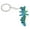 blue green gradient, variant on Decorative Foxes Charm with Moving Joints, 3D Printed Colors for Personalization