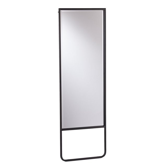 Holly et Martin Lewis Moderne Miroir Penché en Noir