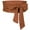Brown, variant on INSPIRE CHIC Women Plus Size Solid Obi Belt, Bowknot Self Tie Wrap Wide Sash Waistband Belt for Dress 22.05-32.28" Brown