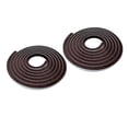 thumbnail image 3 of Esquirla Pack of 2 Brush Sealing Strips for Windows, Doors, Sound Insulation, Strong Stickiness, Sealing Strips for Windows, Cabinet Doors Brown, 3 of 8