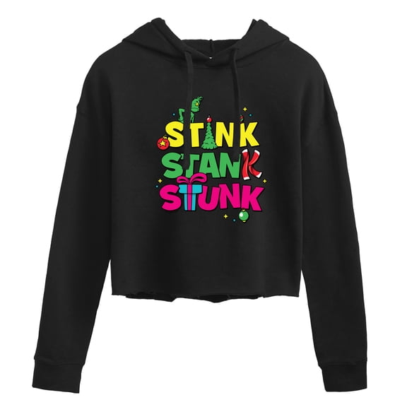 The Grinch - Cropped Graphic Hoodie
