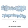 thumbnail image 5 of Wedding Garters For Bride, 2 Pcs Lace Bridal Garter,light Blue, 5 of 5
