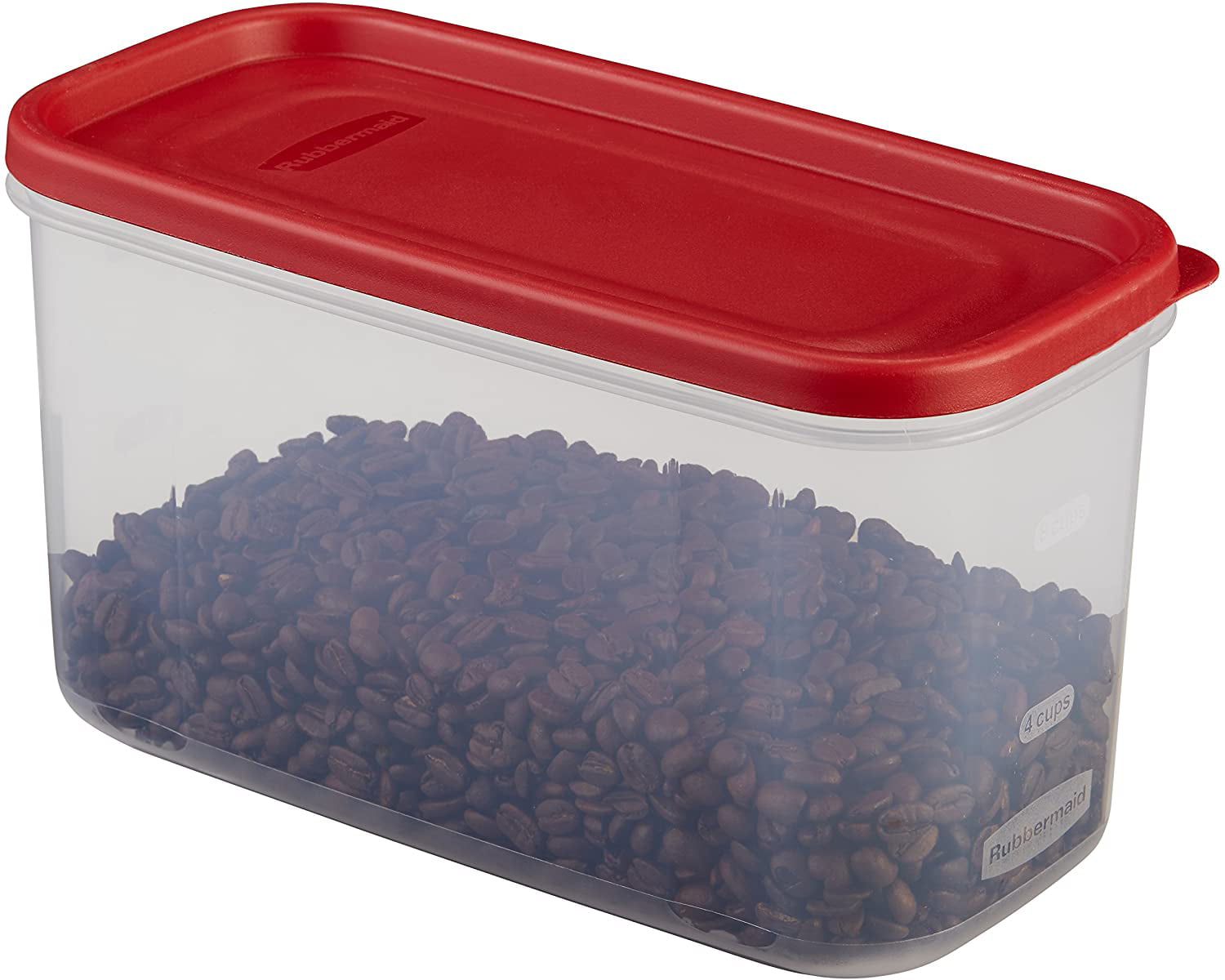ea Rubbermaid 1776470 Racer Red 5 Cup Dry Food Plastic Storage Containers 8 