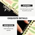 thumbnail image 3 of FORMRS 1-Subject Spiral Notebook 8" x 5" College Ruled 60 Refillable Sheet A5 Hard Cover, 2 Pack, Light Green Geometric, 3 of 7