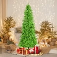 thumbnail image 2 of 7FT Automatic Christmas Tree with Yellow Lights - 500 LED Pre-Lit, 2580 Tree Heads PVE Material & Sturdy Metal Base, 2 of 18