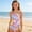 Multicolour, variant on Girls Cutout One Piece Swimsuit Adjustable Straps Padded High Waist Bathing Suit Trendy Beachwear Fashion Swimsuit for Big Girls 7-16 Years
