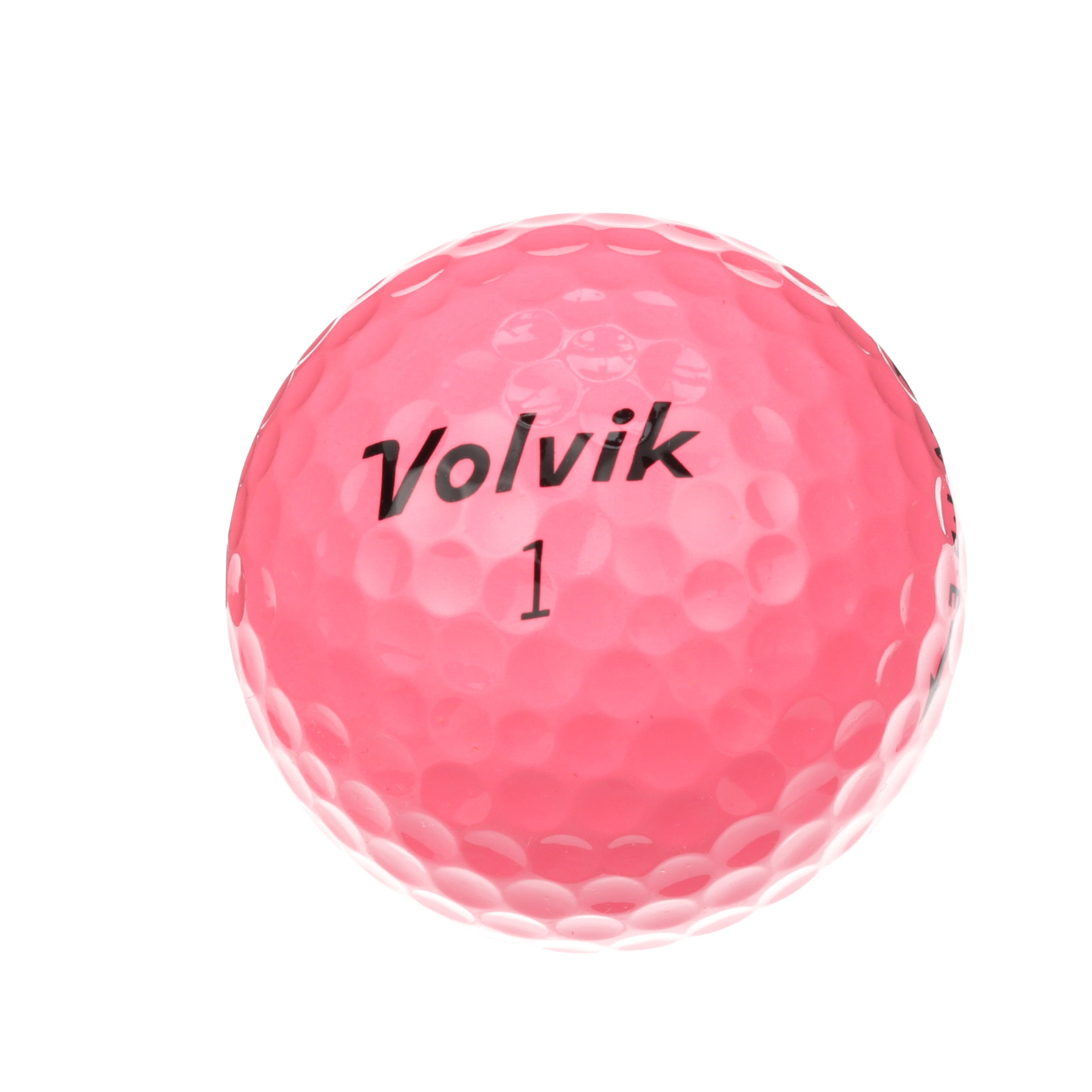 Volvik Vibe Golf Balls, Pink, 4 Pack