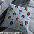 thumbnail image 2 of Feelyou Girls Kawaii Princess Fabric by the Yard 2 Yards, Fairy Tale Elf Home Decor Fabric by the Yard, Magic Castle Sewing Fabric, Microfiber Bedroom Decor, 2 of 6