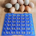 thumbnail image 1 of Portahuevos de 30 celdas, bandeja de plástico transpirable a prueba de golpes para huevos, contenedor, caja de almacenamiento, organización Azul Colco Caja de almacenamiento de huevos, 1 of 6