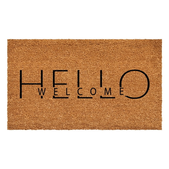 Calloway Mills 112022436 Welcome Greetings Doormat 24" x 36"