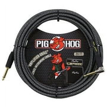 Pig Hog PCH20AGR Right-Angle 1/4" to 1/4" Amplifier Grill Guitar Instrument Cable, 20 Feet
