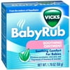 Vicks [VapoRub] BabyRub Soothing Ointment 1.76 oz (Pack of 4)