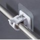 thumbnail image 2 of Nail Free Adjustable Curtain Rod Holder(Set of 2) - Lokinsetin Curtain Rod Holder, Curtain Rod Holders No Drilling, Self Adhesive Wall Curtain Fixed Clip for 1-2cm Diameter Curtain Rod (1 Set), 2 of 5