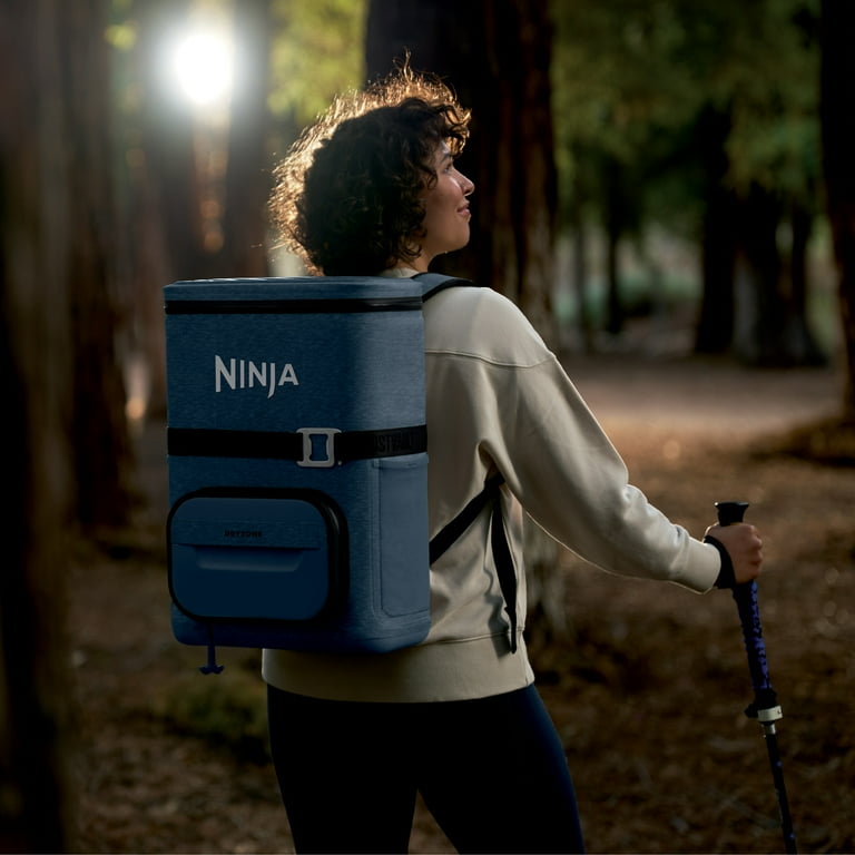 Ninja FF124NV FrostVault Go 24-Can Soft Cooler Backpack with Cold