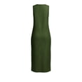 thumbnail image 4 of Bosfbaoi Dresses for Women Linen Blend Sleeveless Maxi Dress V-Neck Button Down Womens Dresses with Pockets and Side Slit Summer Dresses for Women 2026, 4 of 9
