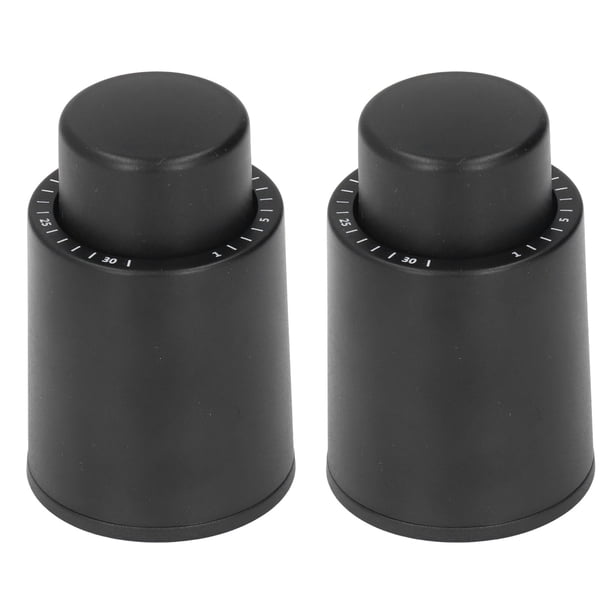 Tapón de vino al vacío, tapón de botella de vino, registro de fecha de sabor para Bar para oficina para el hogar,Tapón de botella de vino, corcho de vino, tapones de vino, tapones de vino al vacío, ta Higoodz Cocina, Decoración y Otros