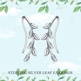 thumbnail image 6 of leaf/cherry blossom/purple orchid/celtic knot earrings Ear Climber Crawler Cuff Sterling Silver Wrap Earrings for Women, 6 of 10