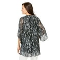 thumbnail image 2 of Woman Within Plus Size Miracle Mesh Tulip Three-Quarter Sleeve Tunic, 2 of 3