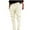 White, variant on Women's Straight Leg Cargo Pants Joggers Solid Trendy Breathable Classic Comfy Leisure with Pockets Button Pants High Waist Relaxed Trousers New Style Gray XXL