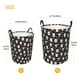 thumbnail image 3 of Fotbe Snowflake Cream Hot Cocoa Cesto de Ropa con Asas, Cesto Impermeable de Gran Capacidad, Bolsa de Lavado para Dormitorio, Cesto de Ropa con Ruedas y Asas-Medium, 3 of 6