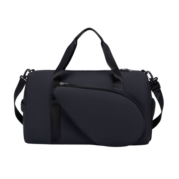 Wosthever Bolsa de bádminton de gran capacidad y correa de hombro ajustable. Bolsa para raqueta de bádminton. Bádminton negro