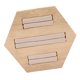 thumbnail image 5 of Bandeja De Joyería Apilable De , Vitrina De Anillas, Vitrina De Exhibición, Organizador De Tocador De Collar Para Broche, Perno Prisionero, Caja Franela Beige Fernando Soporte de exhibición de anillo de madera, 5 of 5