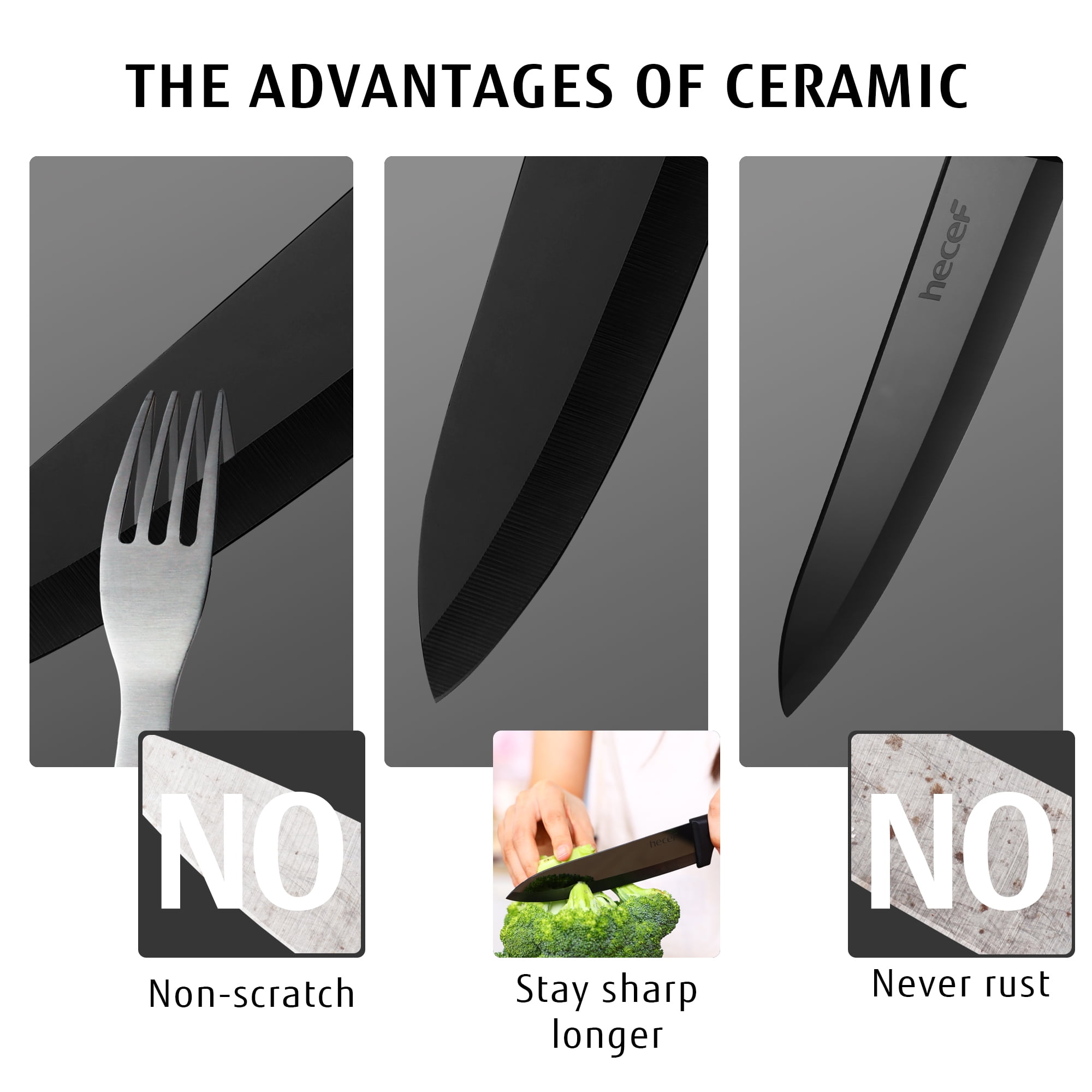 Zirconia Series Vegetable Peeler & Ceramic Paring Knife Set – Benchusch®