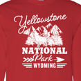 thumbnail image 4 of Inktastic Wyoming Yellowstone National Park Long Sleeve T-Shirt, 4 of 5