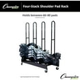 thumbnail image 4 of Champion Sports Heavy Duty Four Stack Shoulder Pad Rack with Swivel Casters, 4 of 5